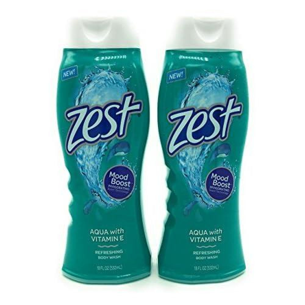 Zest Aqua With Vitamin E Refreshing Body Wash, 18 Fl Oz