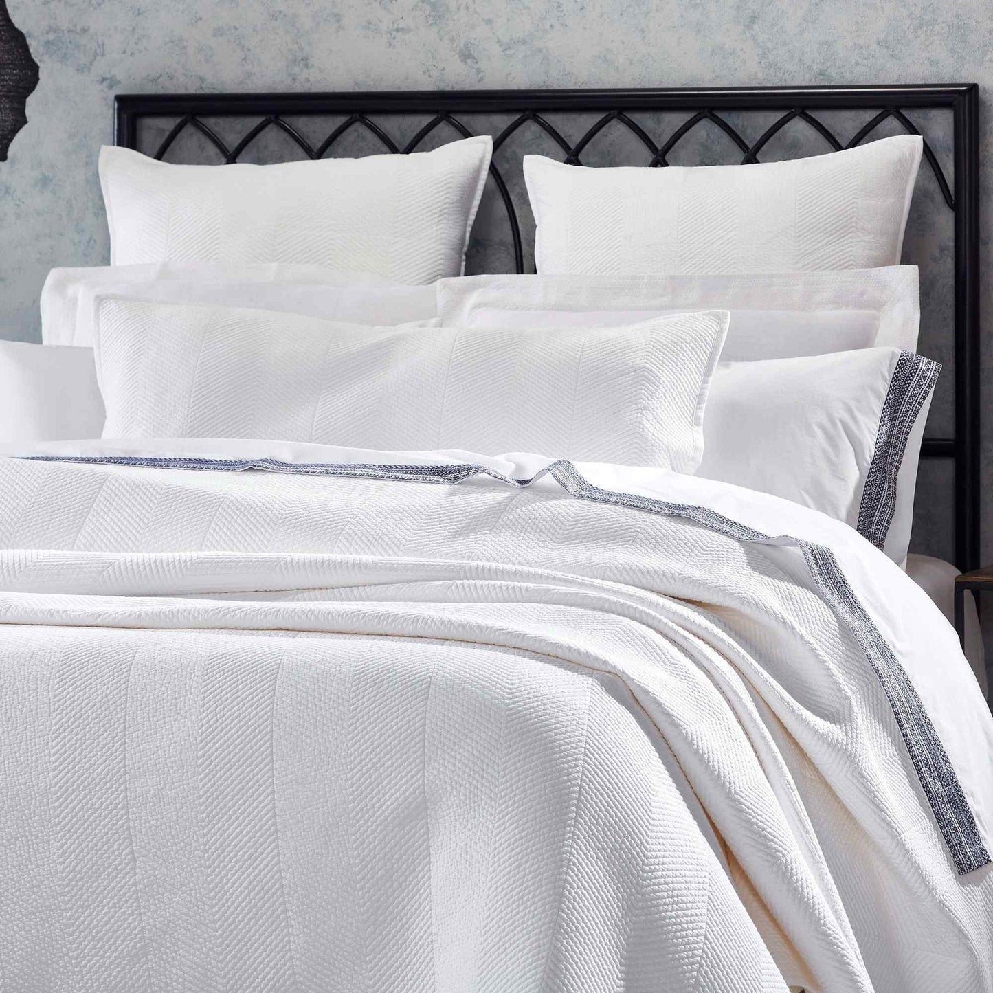 Clermont Diamond Velvet Quilt - Clearance