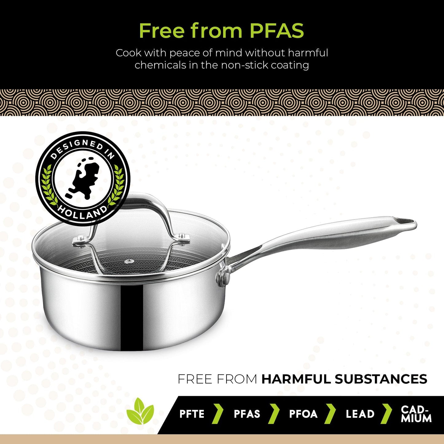 BE | LIVING CIRCLAD Series Sauce Pans with Lid