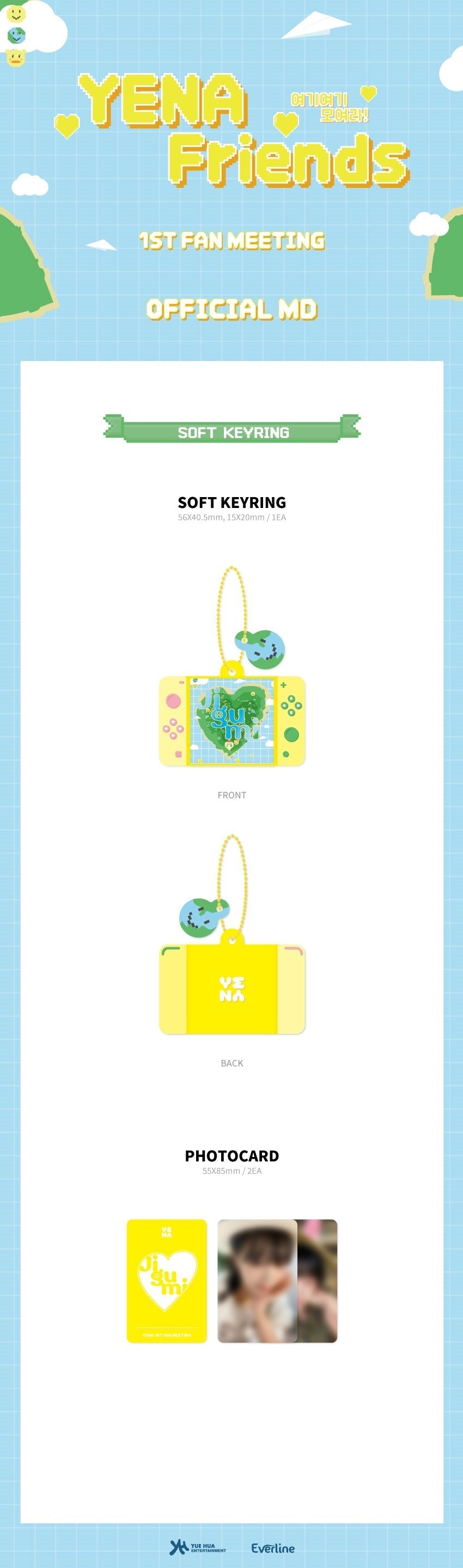 Yena Friends 1st Fan Meeting Merch