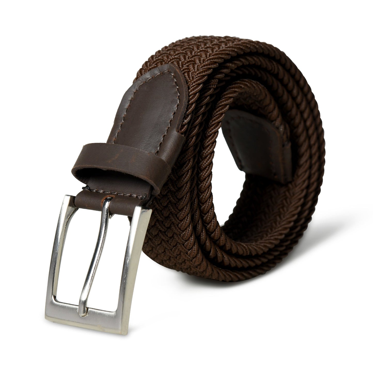 Braided Brown Canvas Belt - Osadia Concept Store