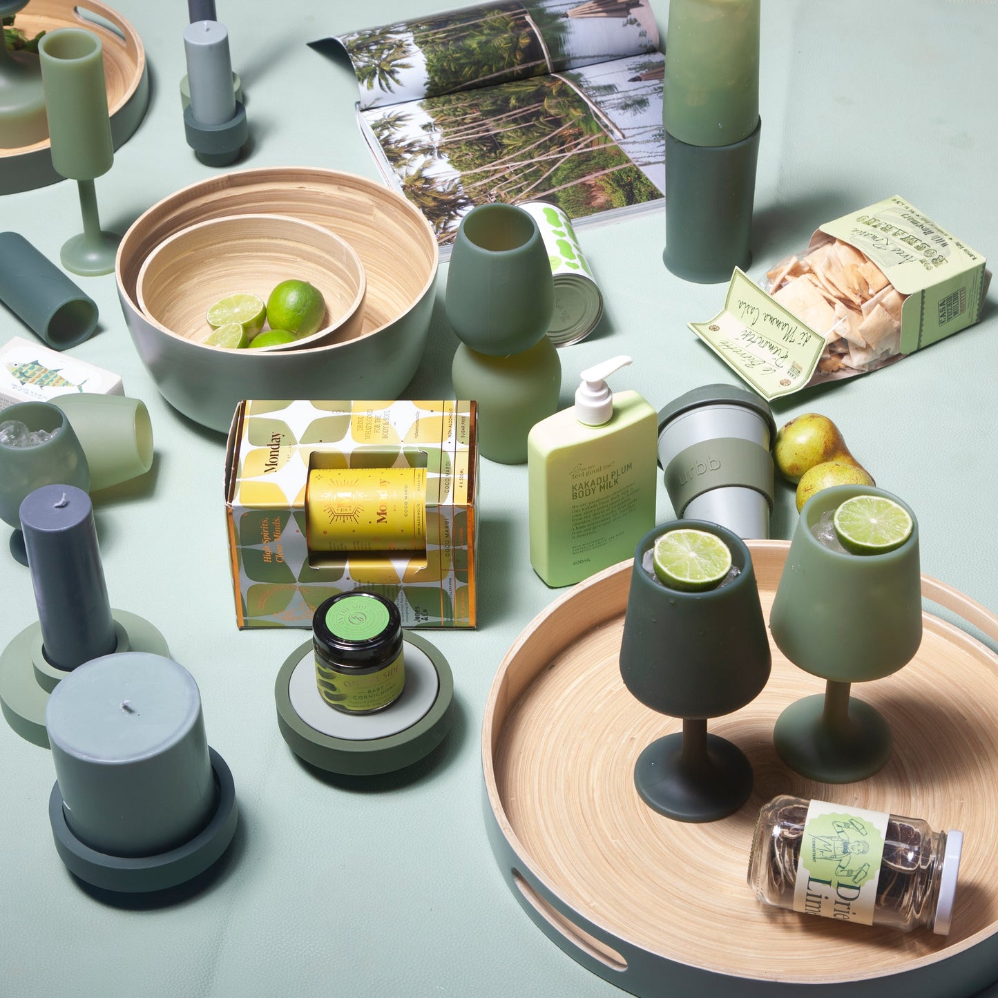 Sage + Olive | Swepp | Silicone Unbreakable Wine Glasses