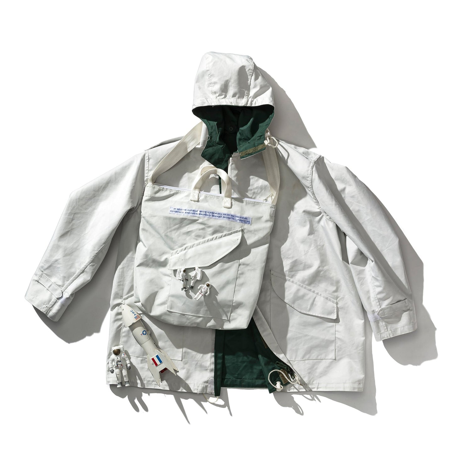 Snow Jacket Converted To Helmet Bag