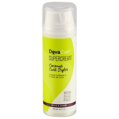 DevaCurl SuperCream Coconut Curl Styler, 5.1 oz