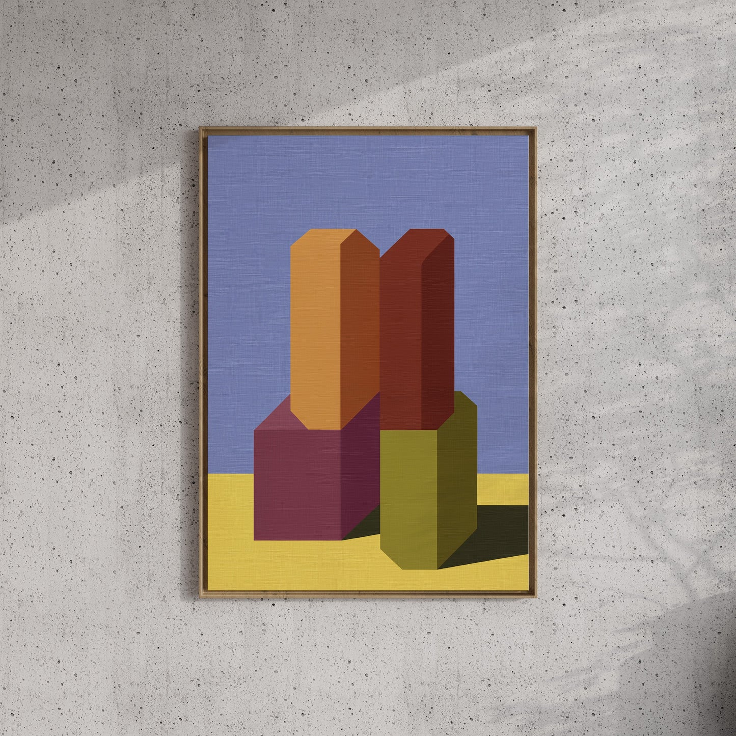 Form and Structure No. 09 — Geometric Abstract Art Print