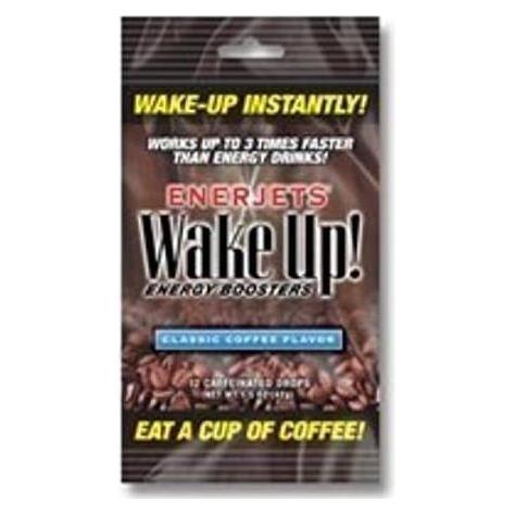 Enerjets Wake Up Energy Booster Drops Classic Coffee Flavor (12ct)