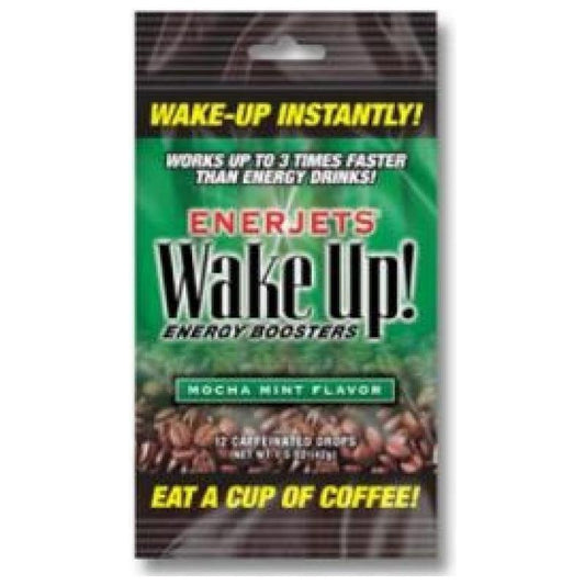 Enerjets Wake Up Energy Booster Drops Mocha Mint Flavor (12ct)