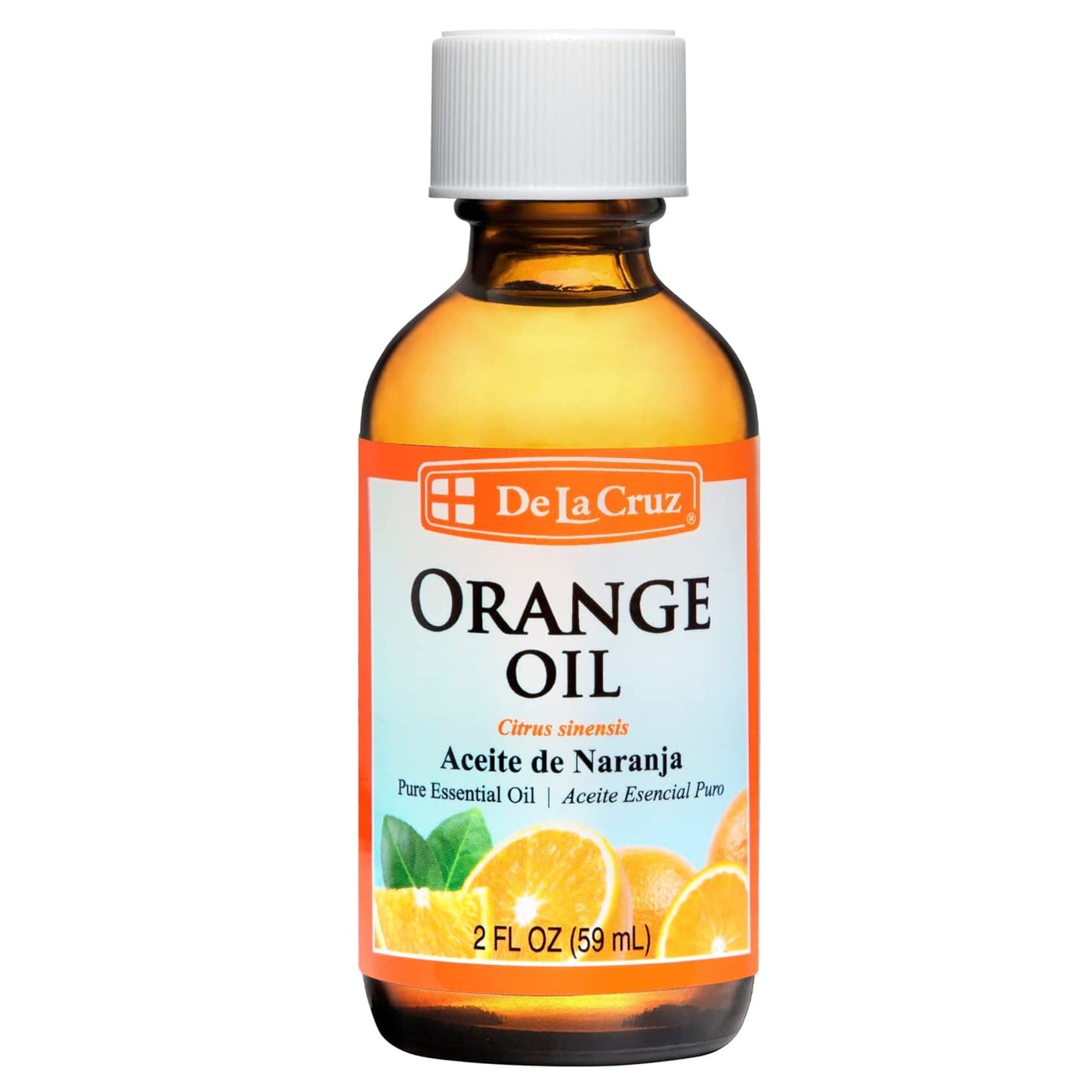 De La Cruz Pure Orange Oil Essential Oil Humidifier & Aromatherapy Diffuser 2 Fl Oz