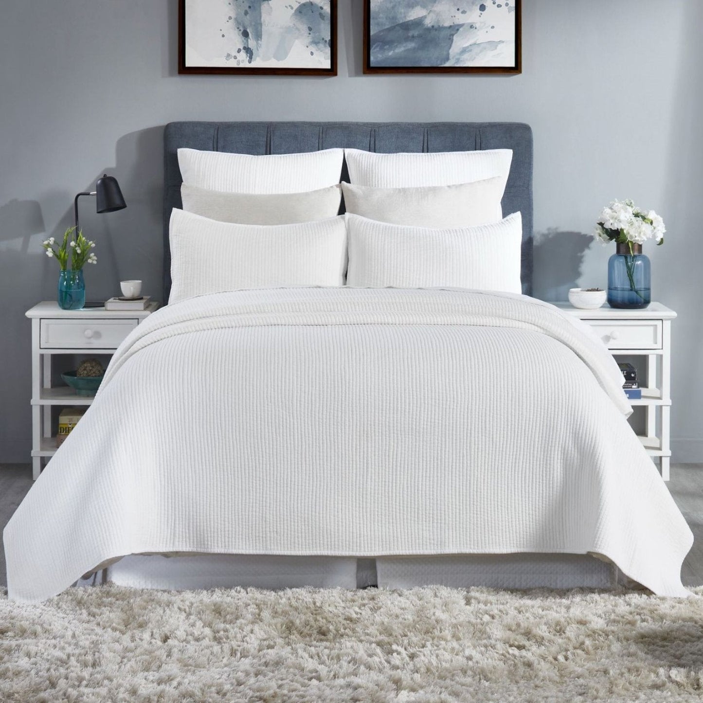 Teddy Natural Linen Coverlet