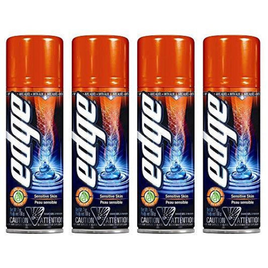 Edge Sensitive Skin Shave Gel For Men With Aloe, 7 Oz
