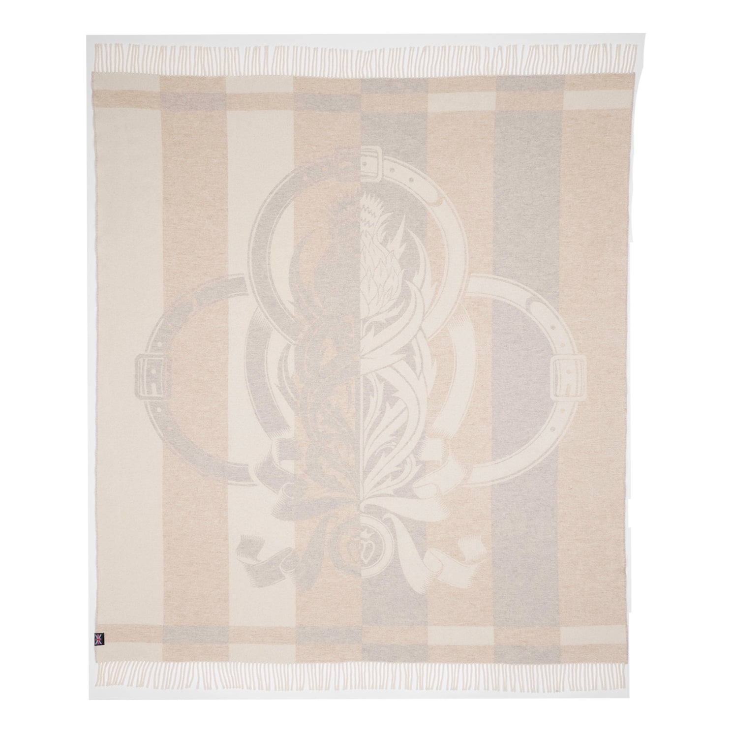 Thistle Reign Reversible Throw – Extra-Fine Italian Merino Wool | 56" x 72" - Osadia Concept Store