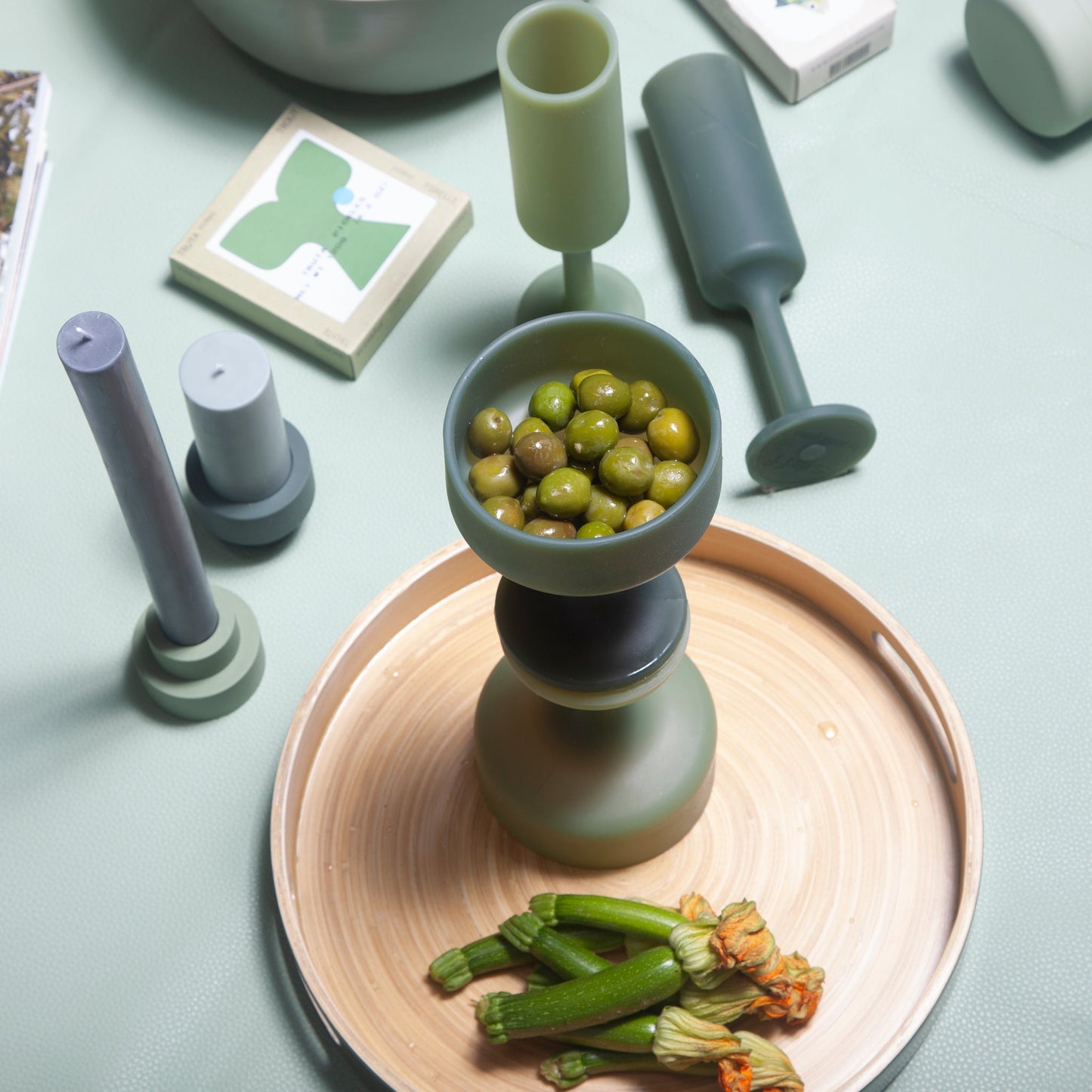 Sage + Olive | Mecc | Silicone Unbreakable Cocktail Glasses