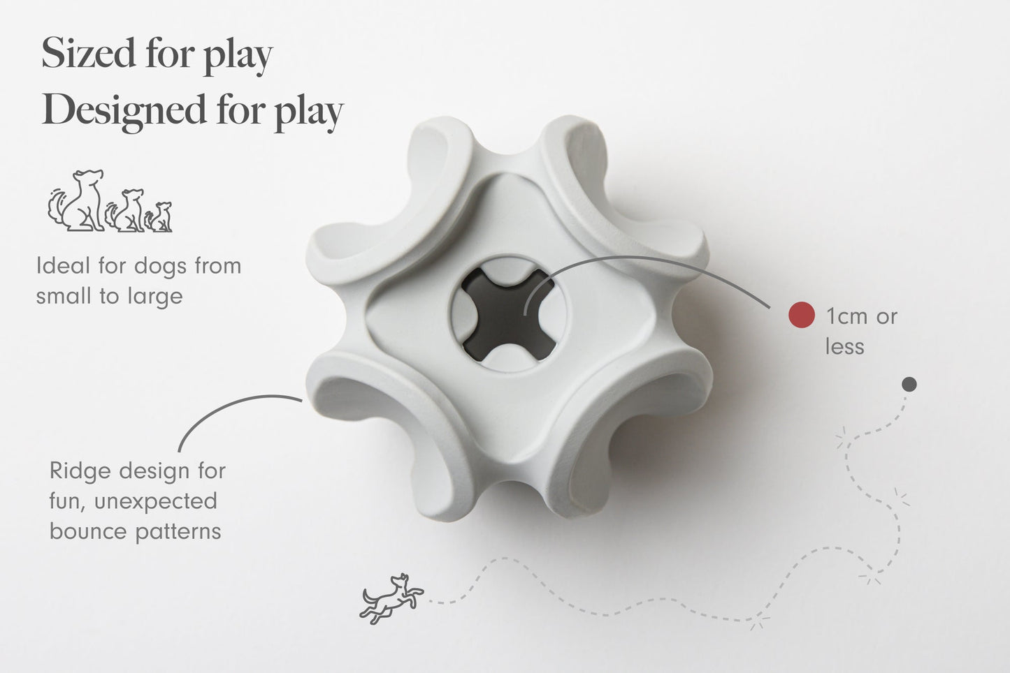 LAY LO Treat Dispensing Rubber Toy