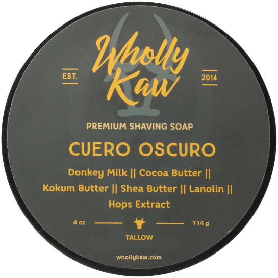 Wholly Kaw Cuero Oscuro Shaving Collection