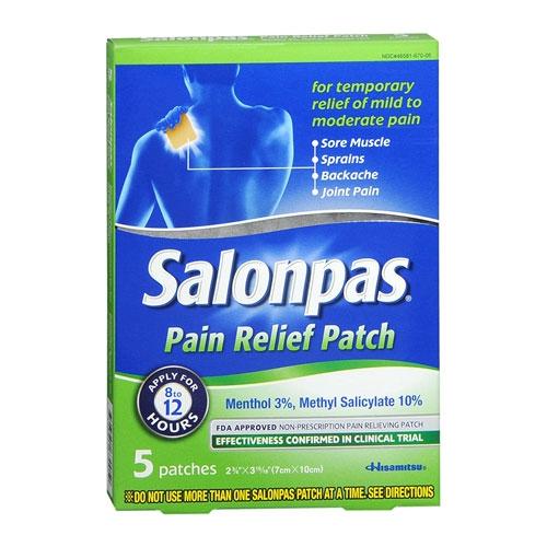 Salonpas Pain Relief Patch, Minty Scent