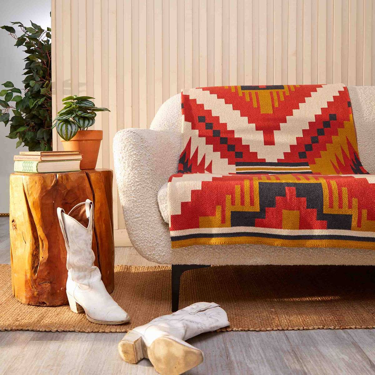 New Horizon - Cotton Sustainable Knit Throw Blanket