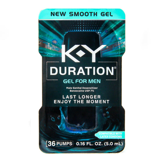 K-Y Duration Gel For Men With Pump, Male Genital Desensitizer, 0.16 Oz