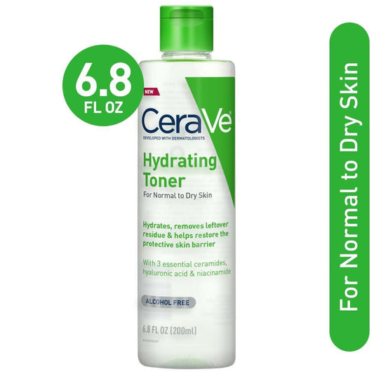 CeraVe Hydrating Face Toner For Normal To Dry Skin, 6.8 Oz