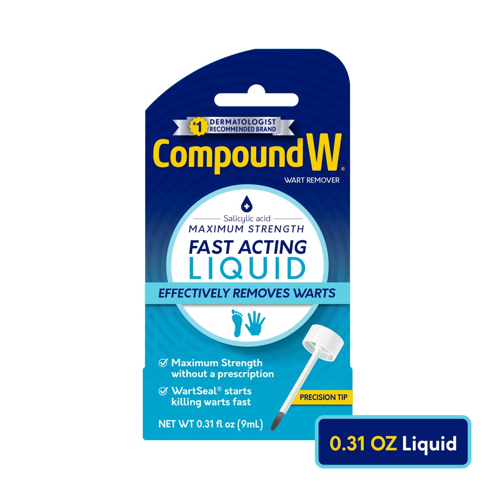 Compound W Maximum Strength Fast Acting Liquid Wart Remover, 0.3 Fl Oz