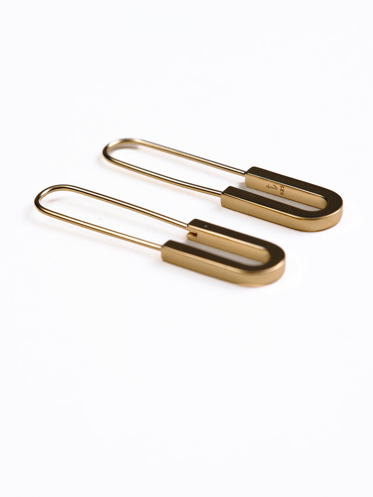 Theo Paper Clip Earrings