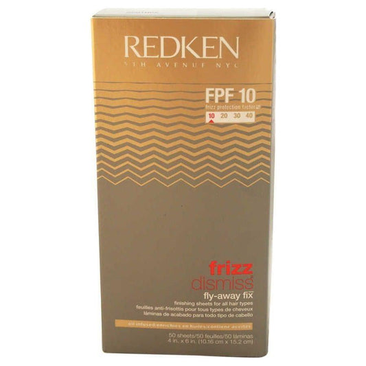 Redken Frizz Dismiss FPF10 Fly-Away Fix Finishing Sheets - 50 Sheets