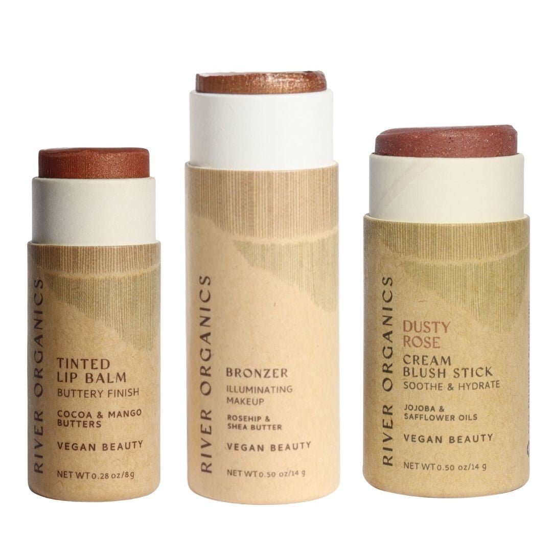 Lip + Highlighter + Blush Set