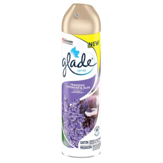 Glade Air Freshener Room Spray Tranquil Lavender & Aloe 8 Oz