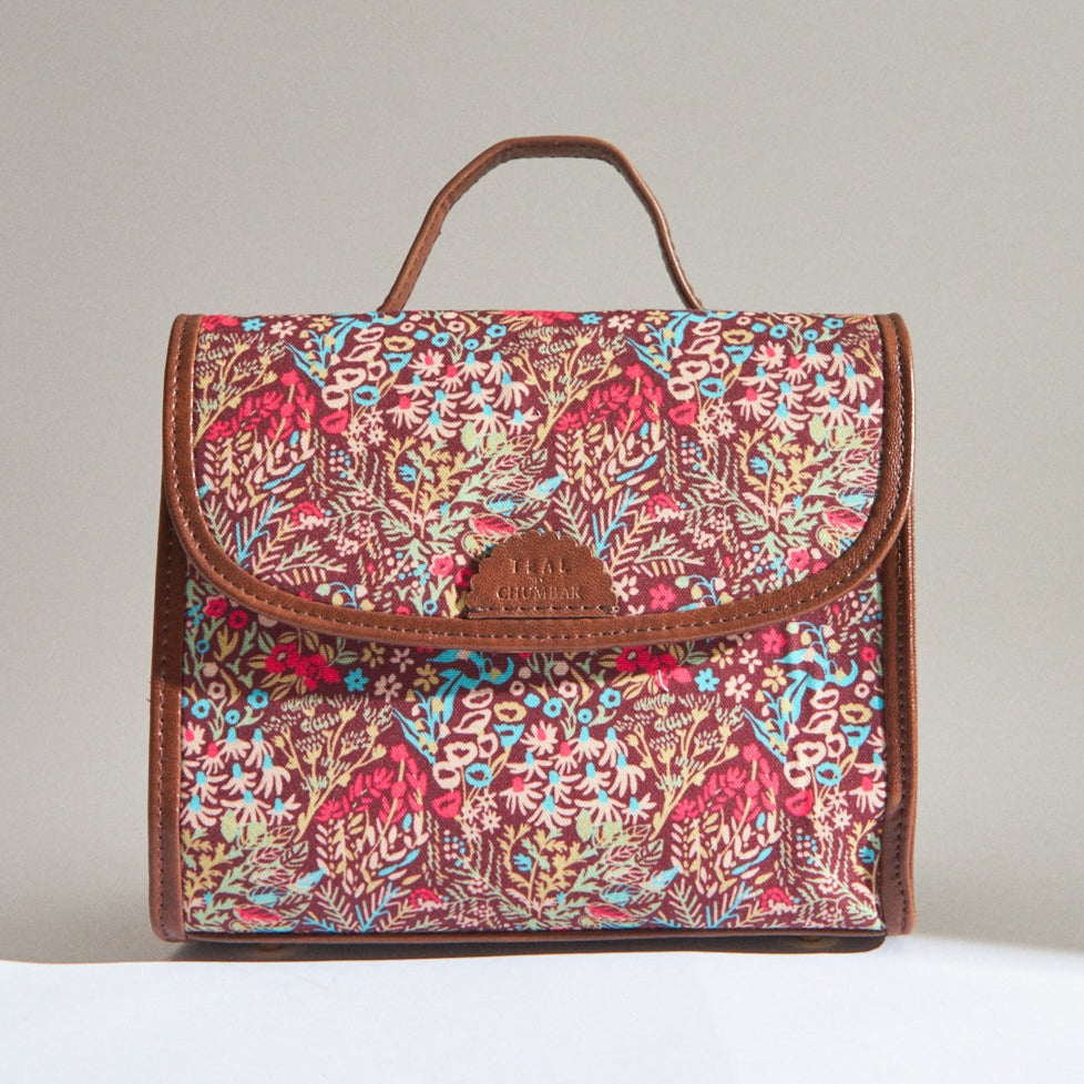 Handpainted Rainforest Crossbody Bag