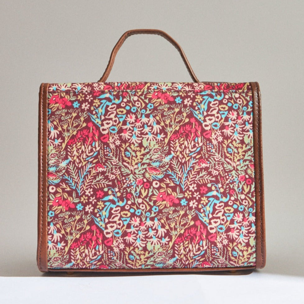 Handpainted Rainforest Crossbody Bag