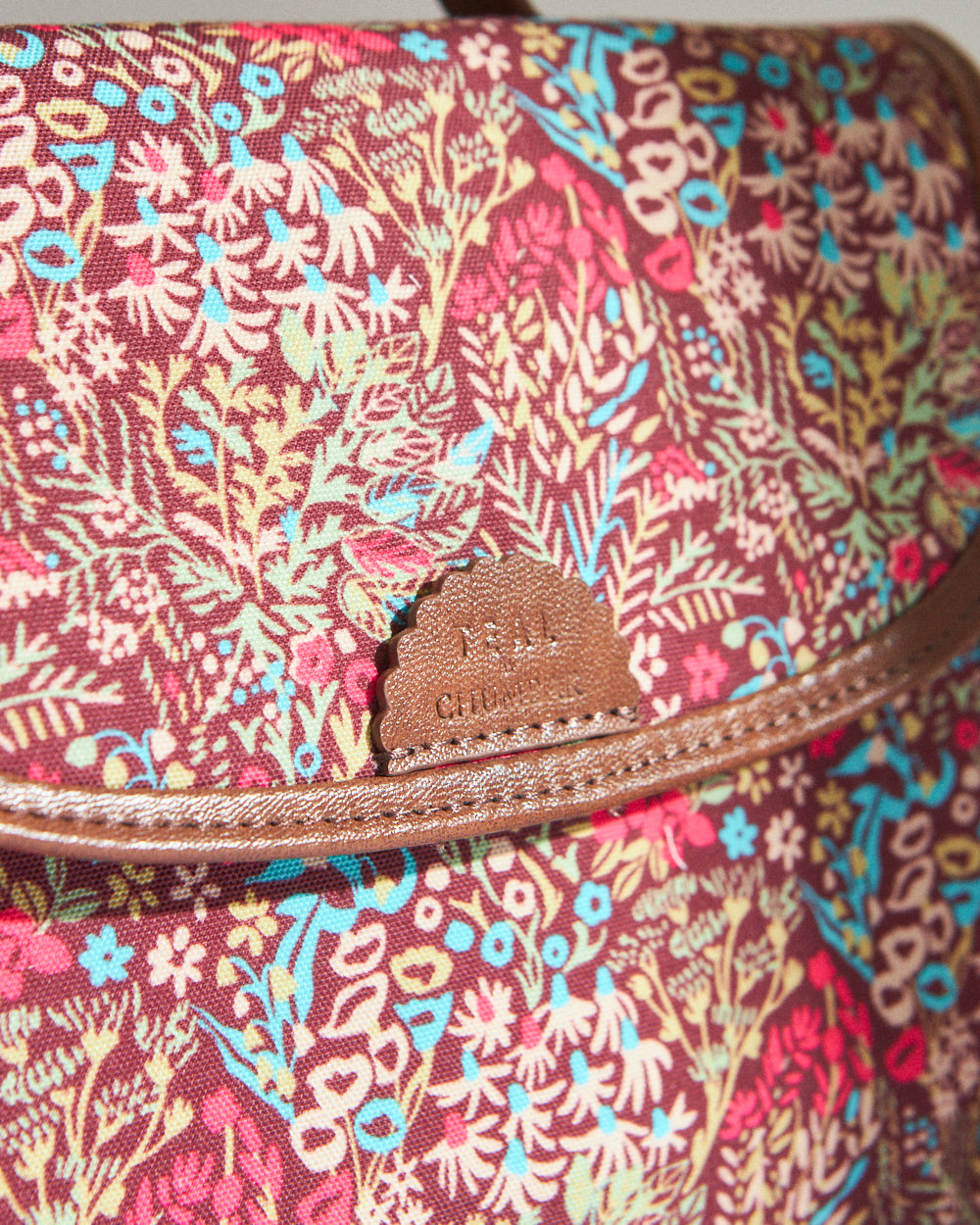 Handpainted Rainforest Crossbody Bag