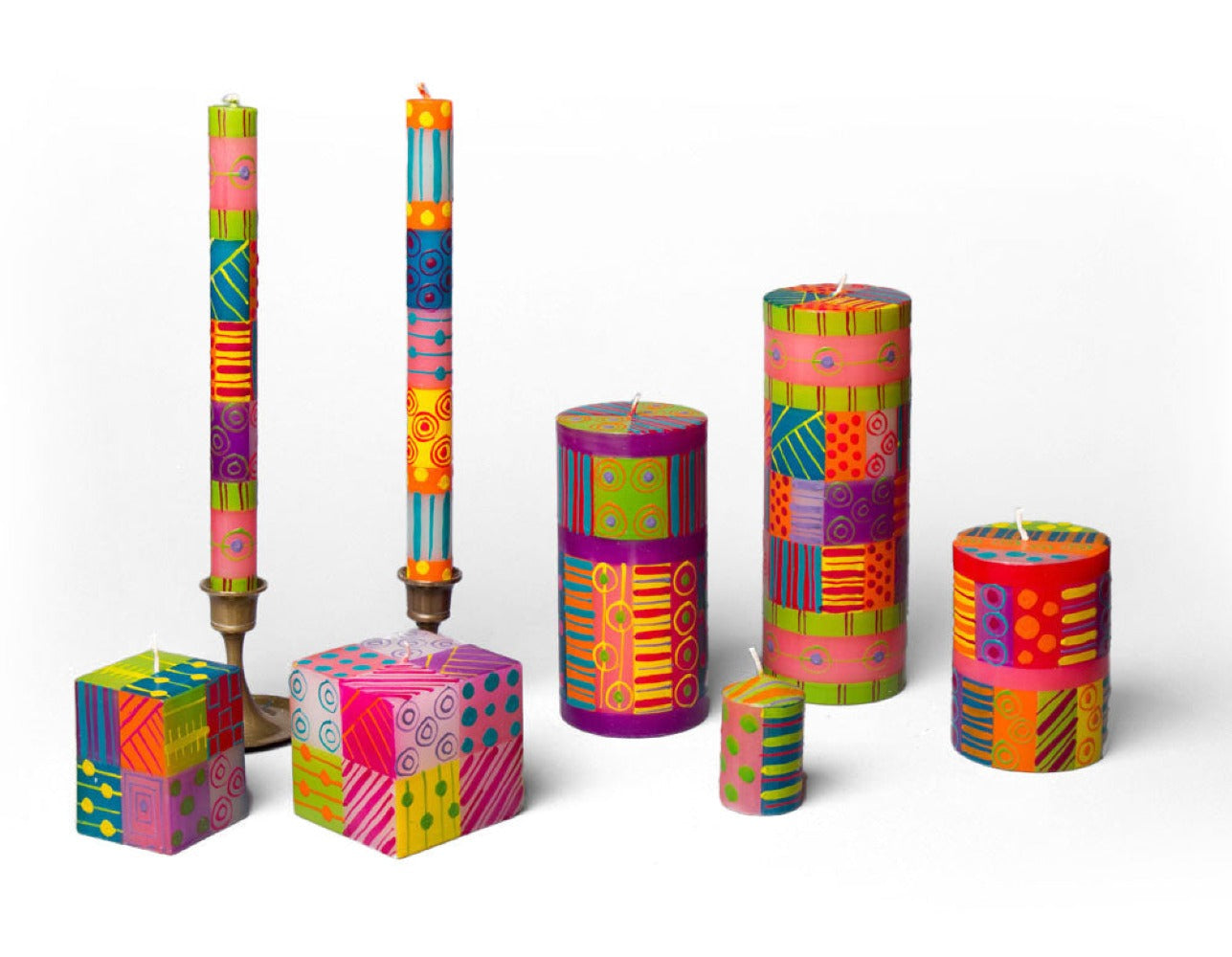 Carousel Painted Candles