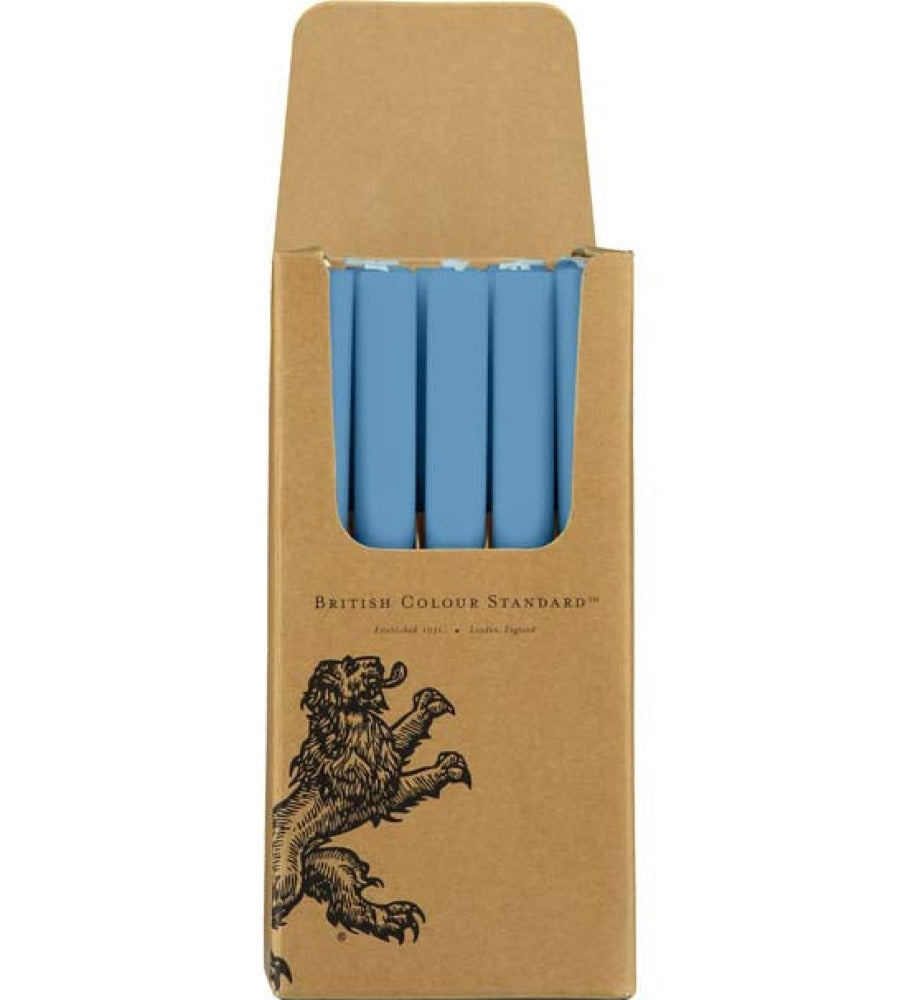 S/25 Medici Blue Dinner Candles