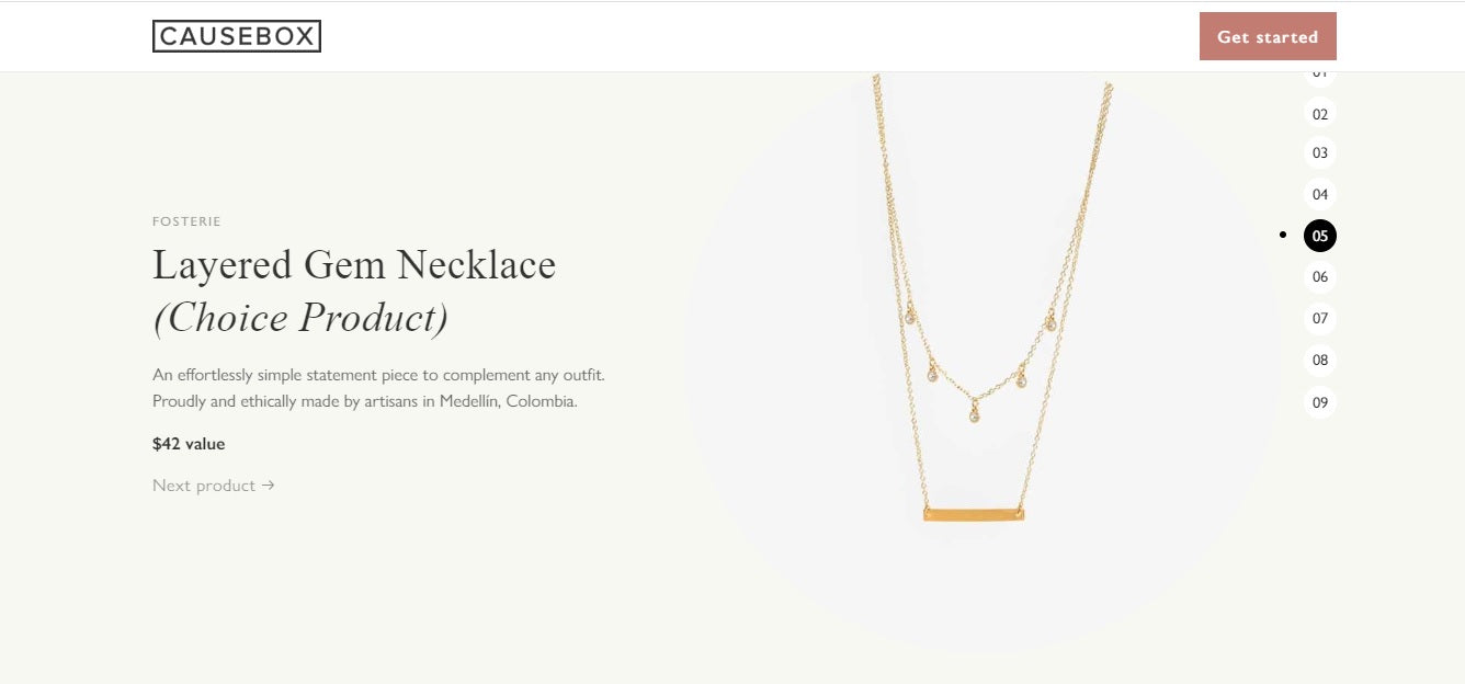 Layered Gem Necklace