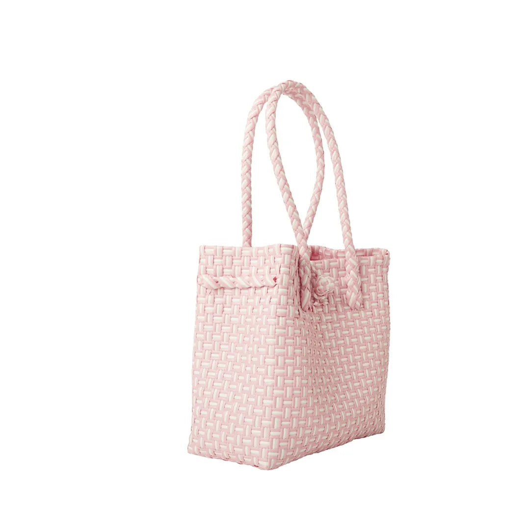 The Maxi Ella Handwoven Tote  · Recycled Plastic