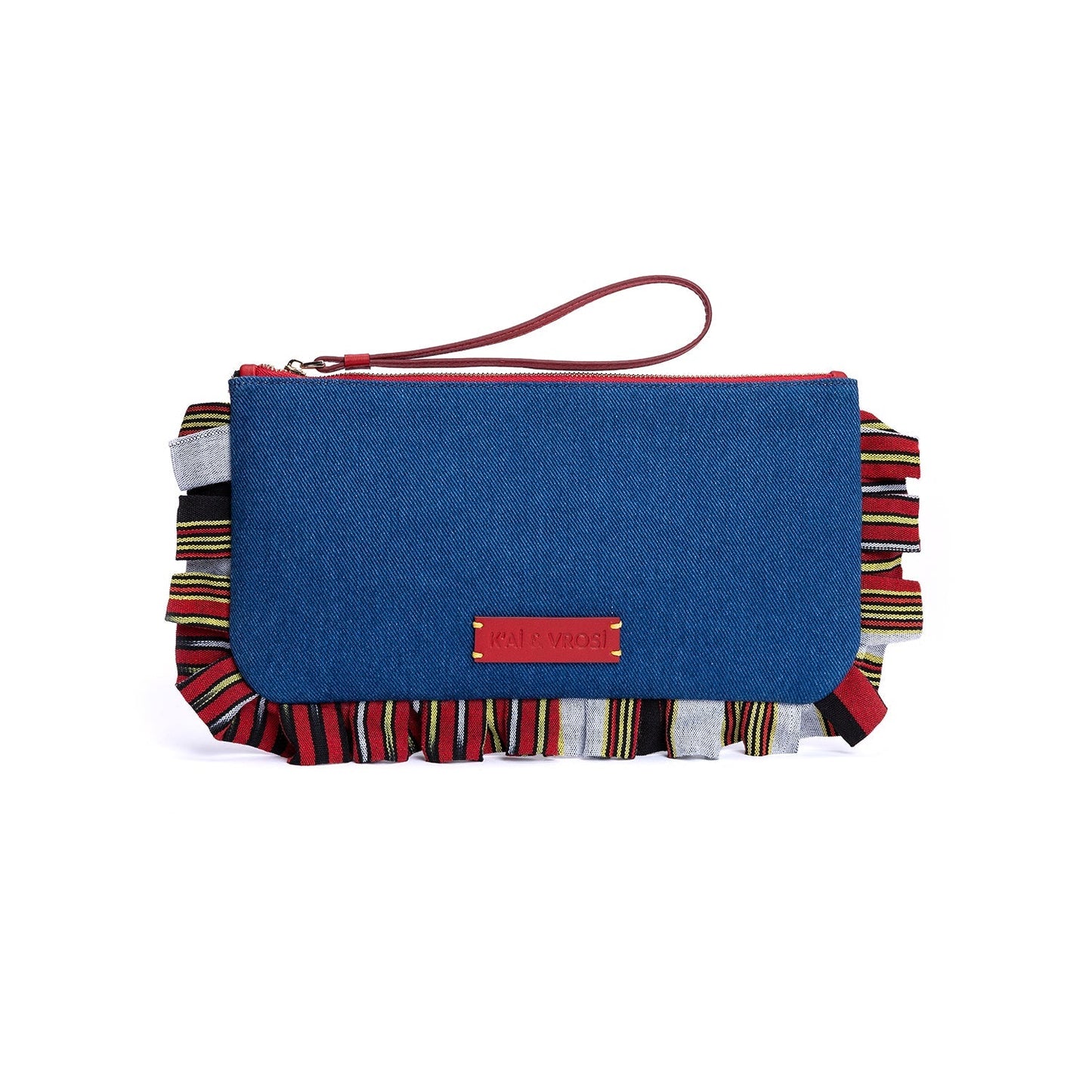 Medi - Denim Clutch Bag