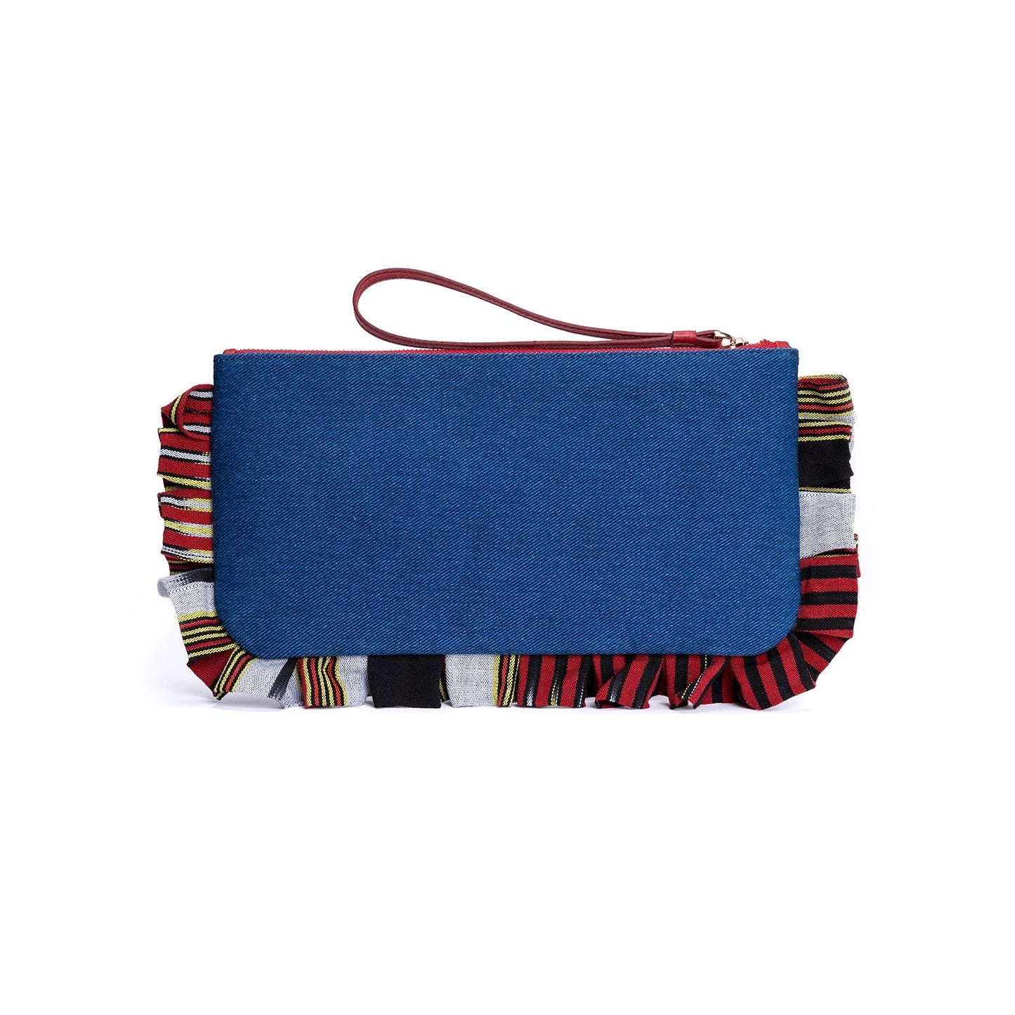 Medi - Denim Clutch Bag