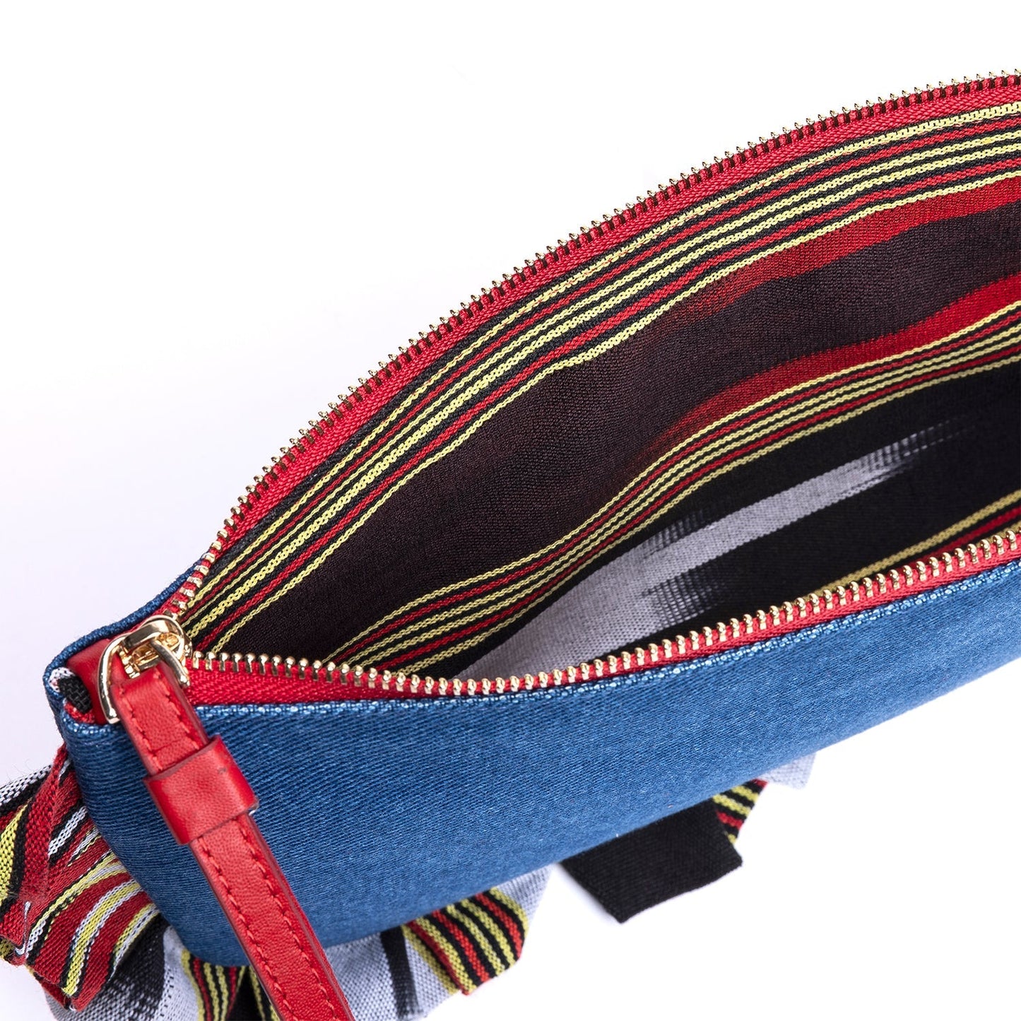 Medi - Denim Clutch Bag