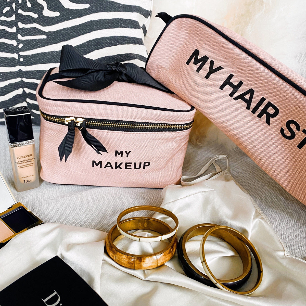 Hair Stuff Travel Case – Pink/Blush