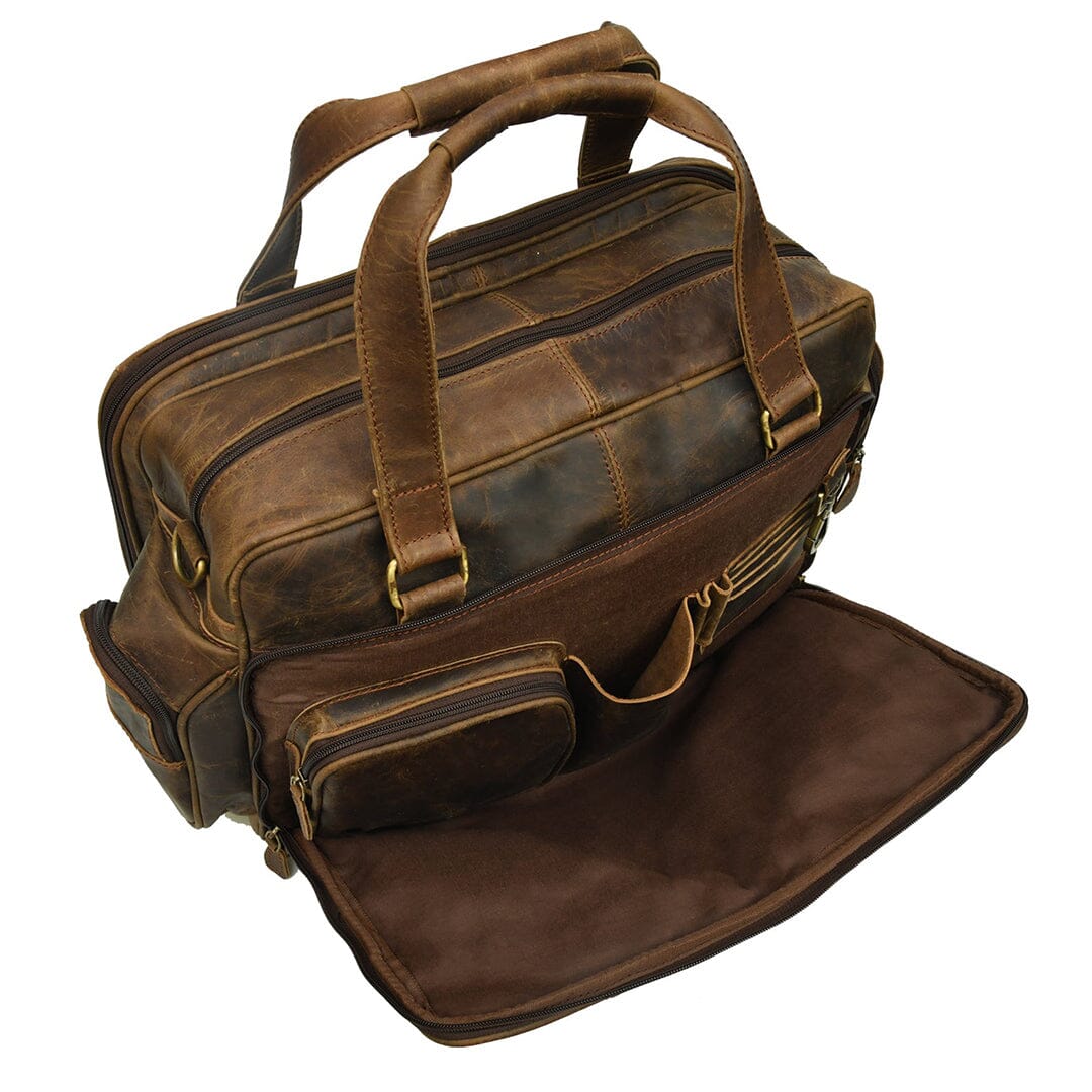 Floyd Handmade Buffalo Leather Office Briefcase - Osadia Concept Store
