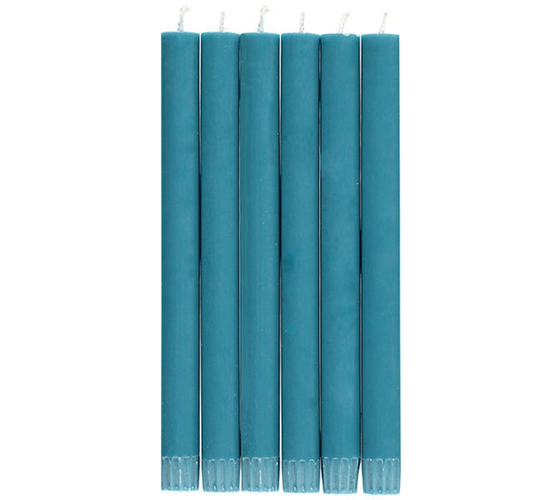 S/25 Petrol Blue Dinner Candles