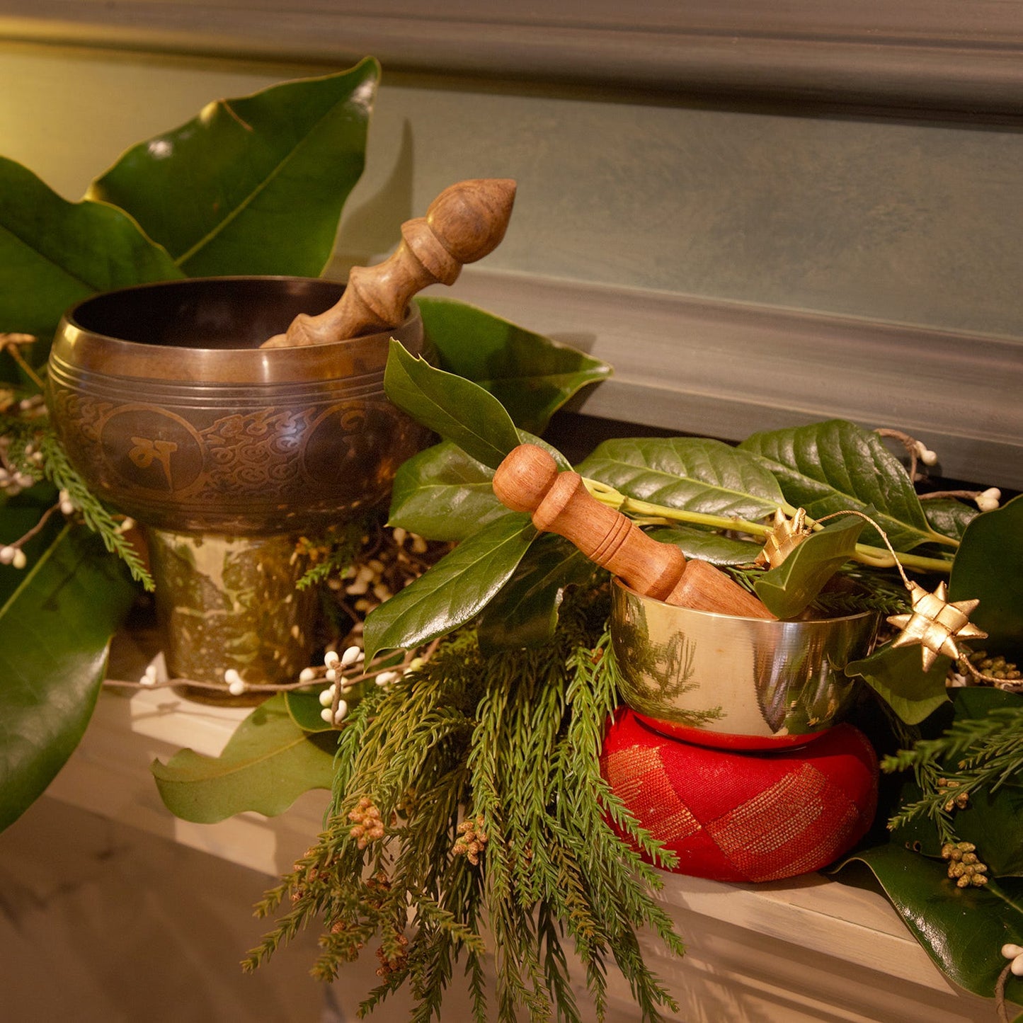 Inscribed Singing Bowl