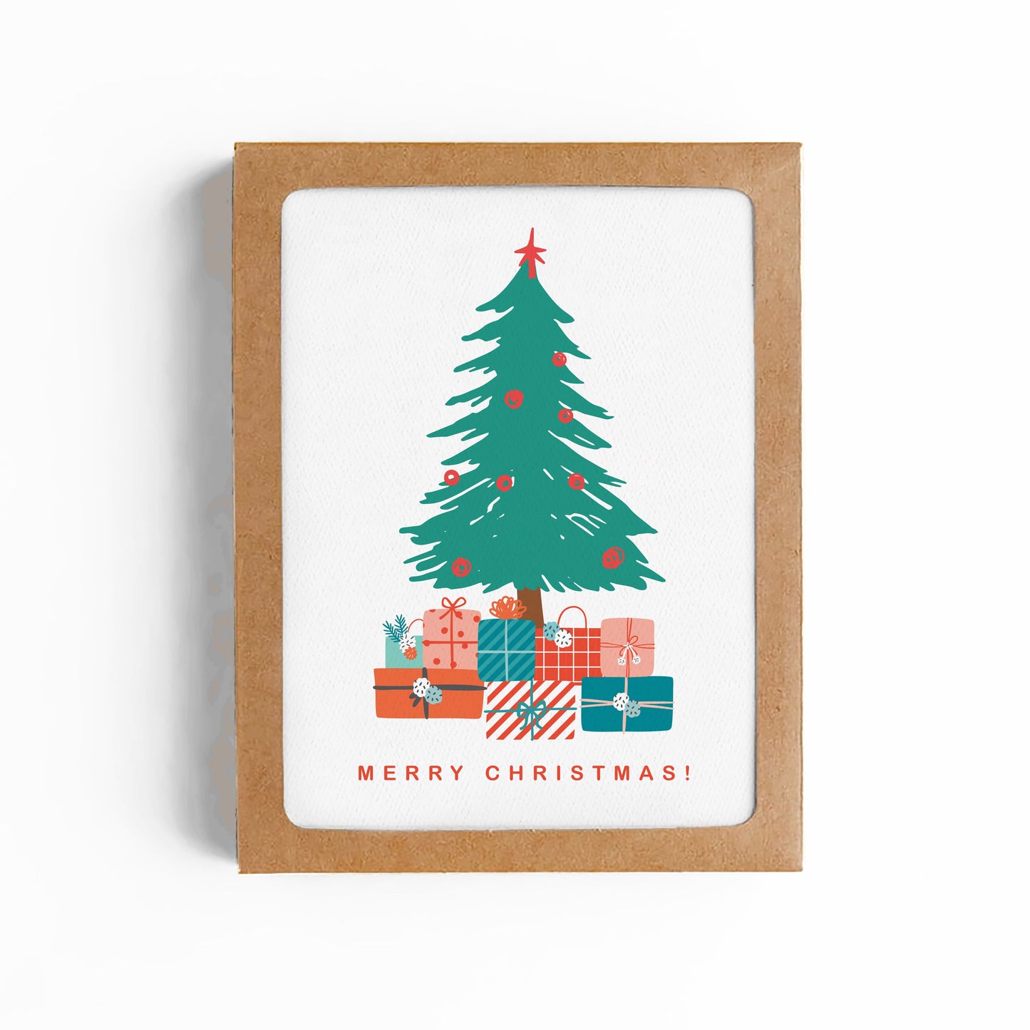 Merry Christmas Tree Card-Boxed Set of 8 Cards
