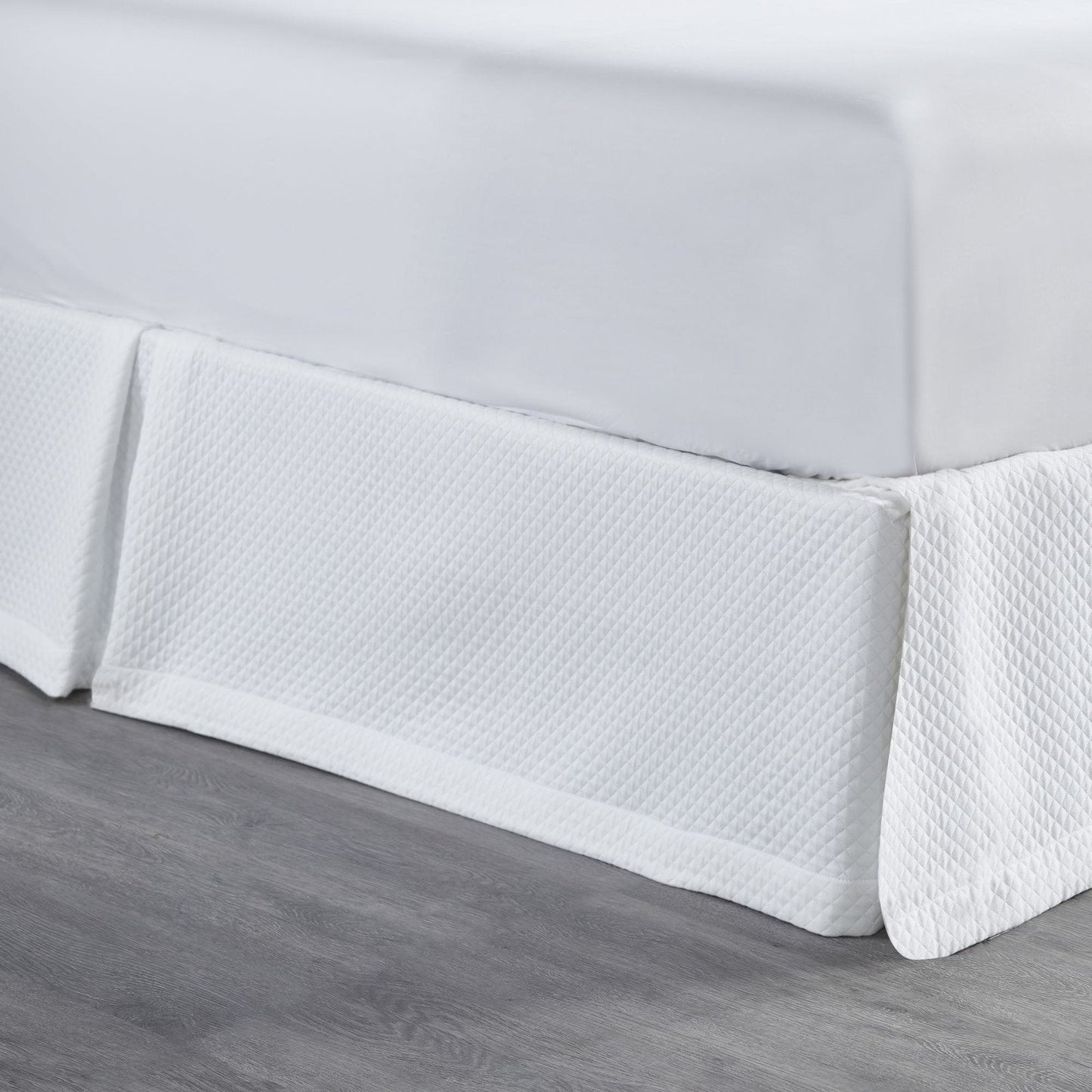 Hamilton Matelasse Diamond Bed Skirt