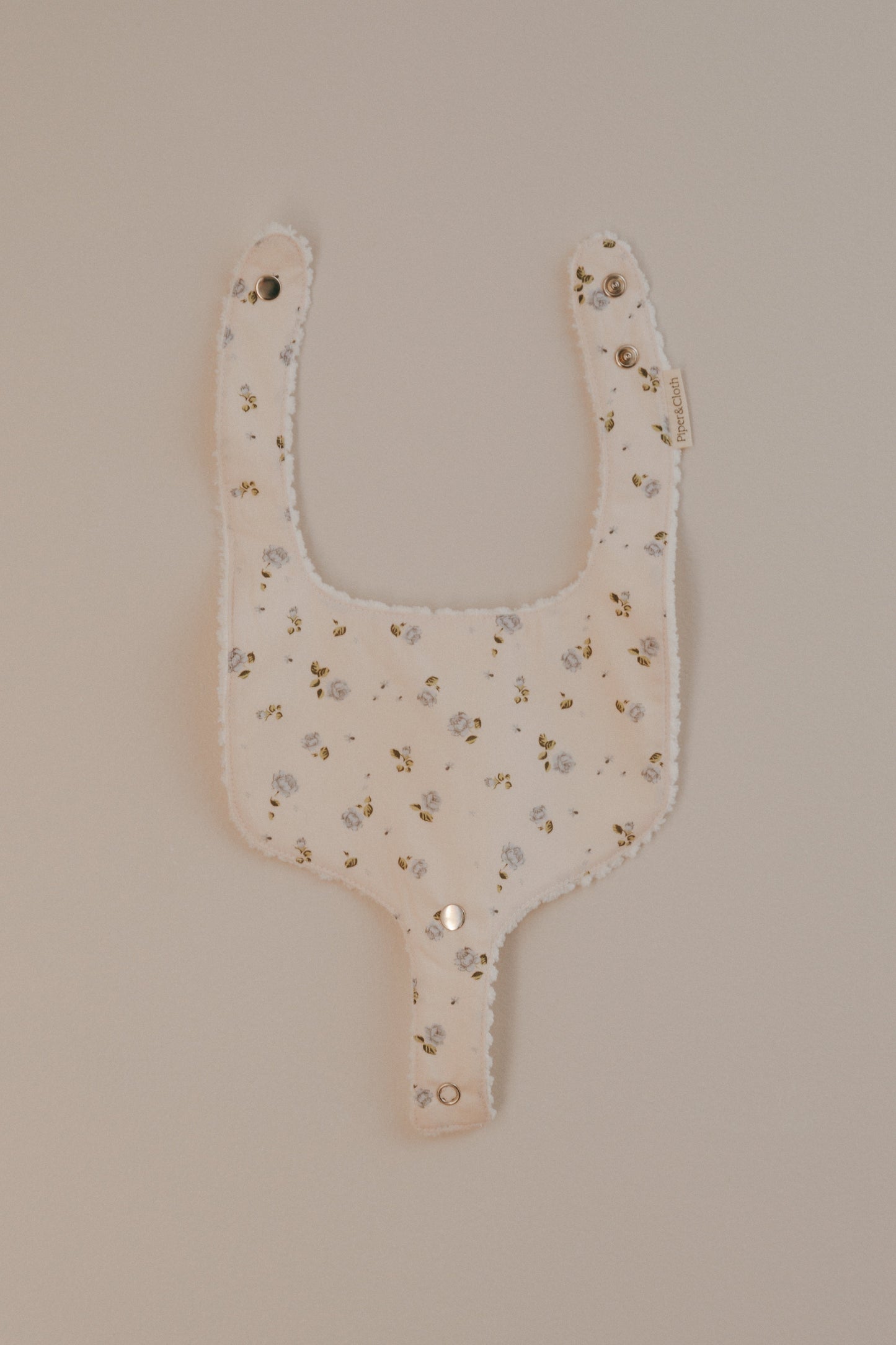 Soothe & Snap Pacifier Bib- Rosemilk Bloom