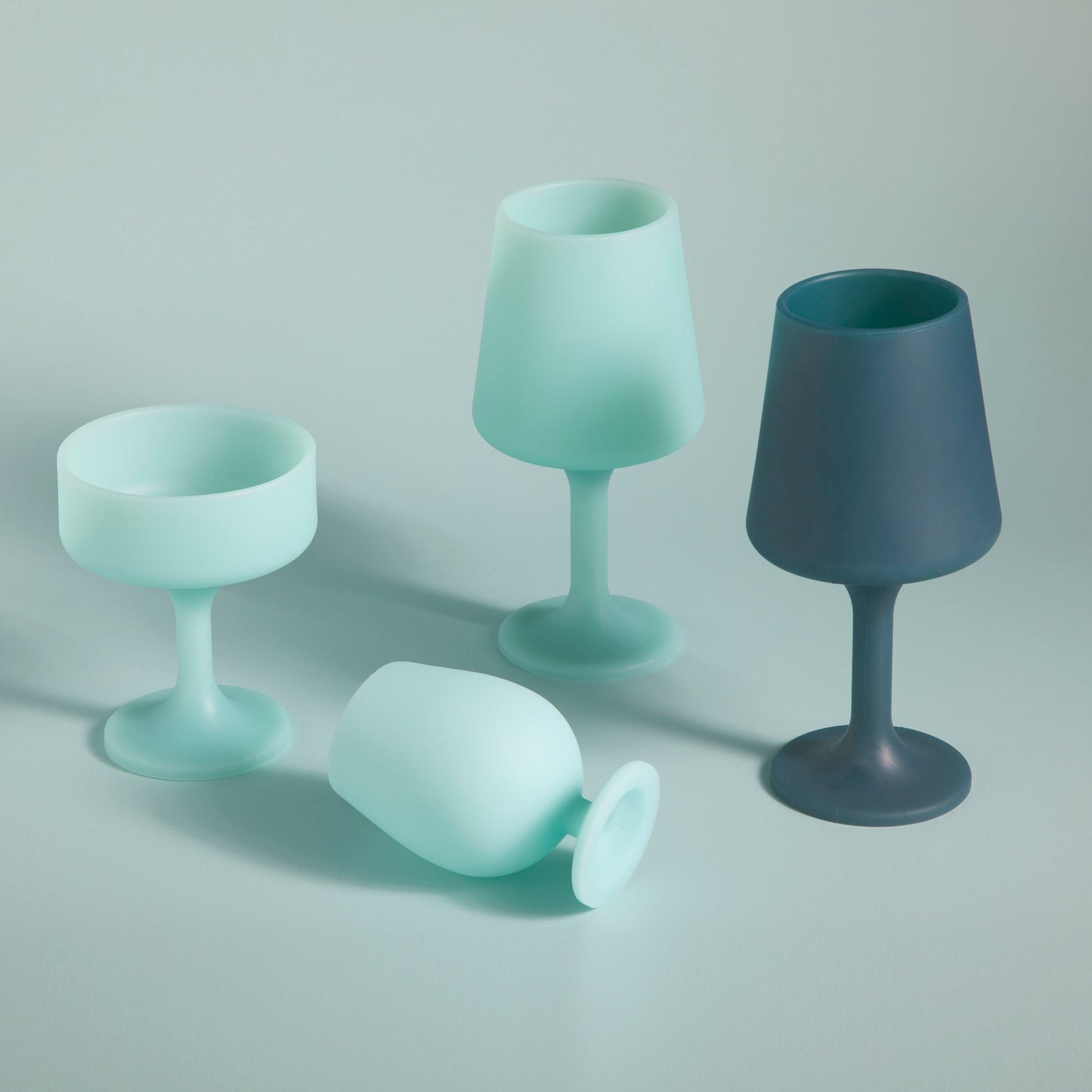 mist + ink | mecc | silicone unbreakable cocktail glasses