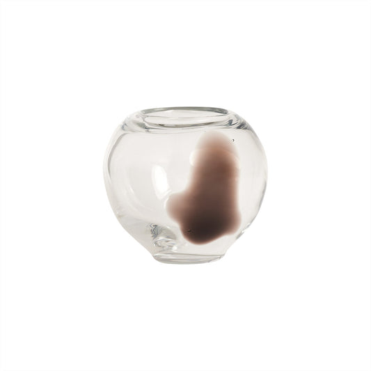 Jali Small Vase in Choko