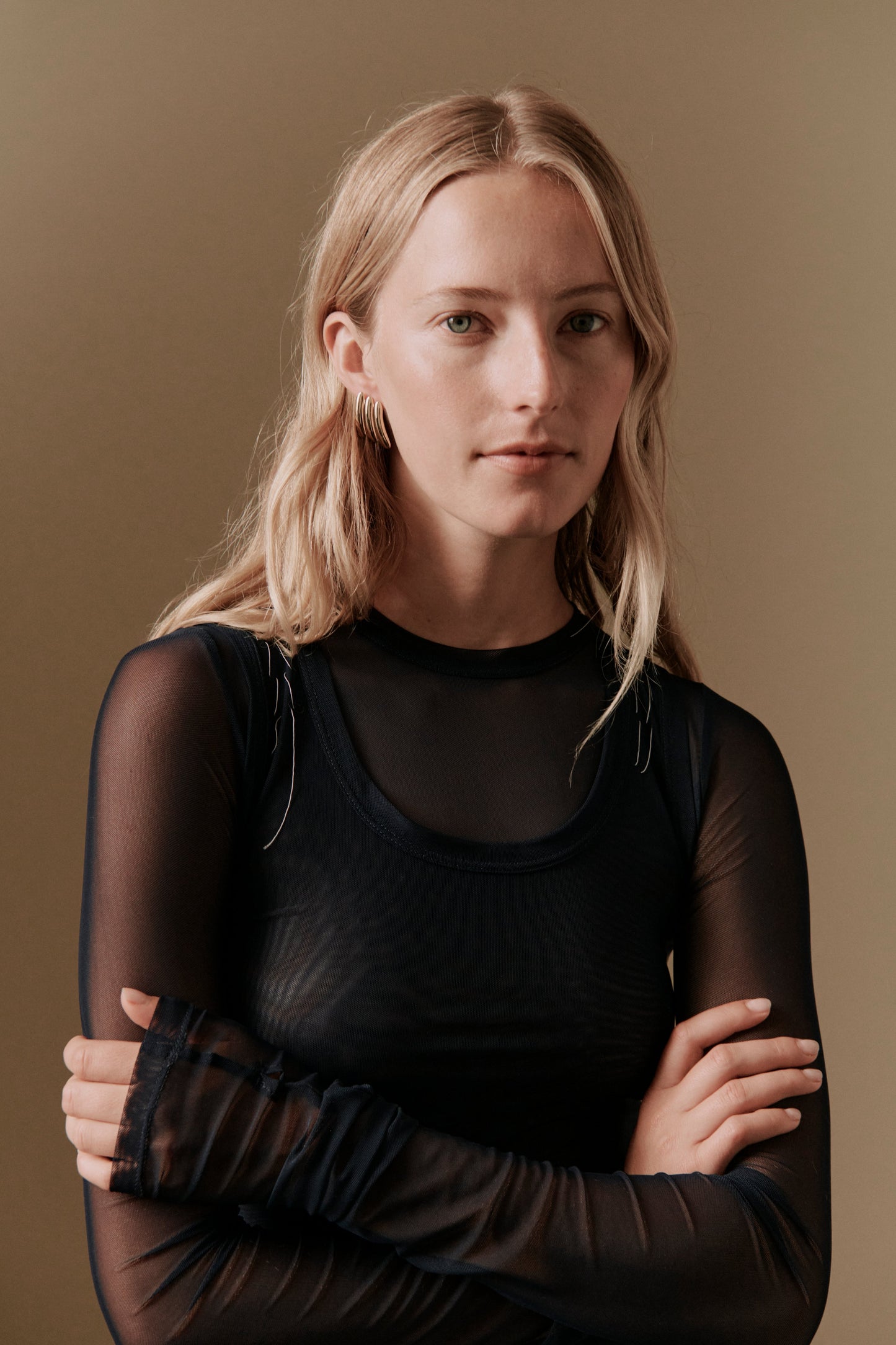 Maxime Large Ribbed Earrings