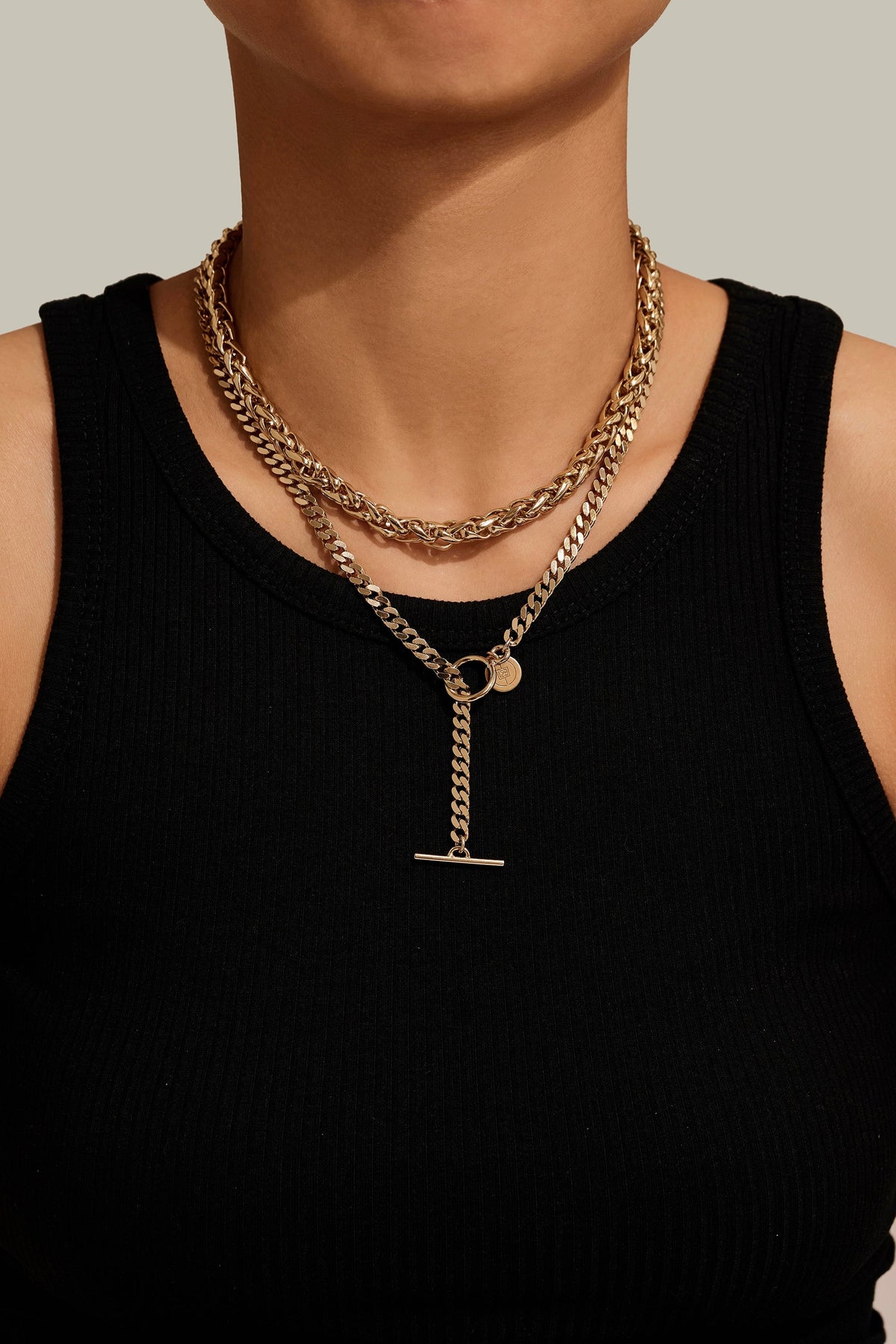 Micro Link Curb Chain Convertible Lariat