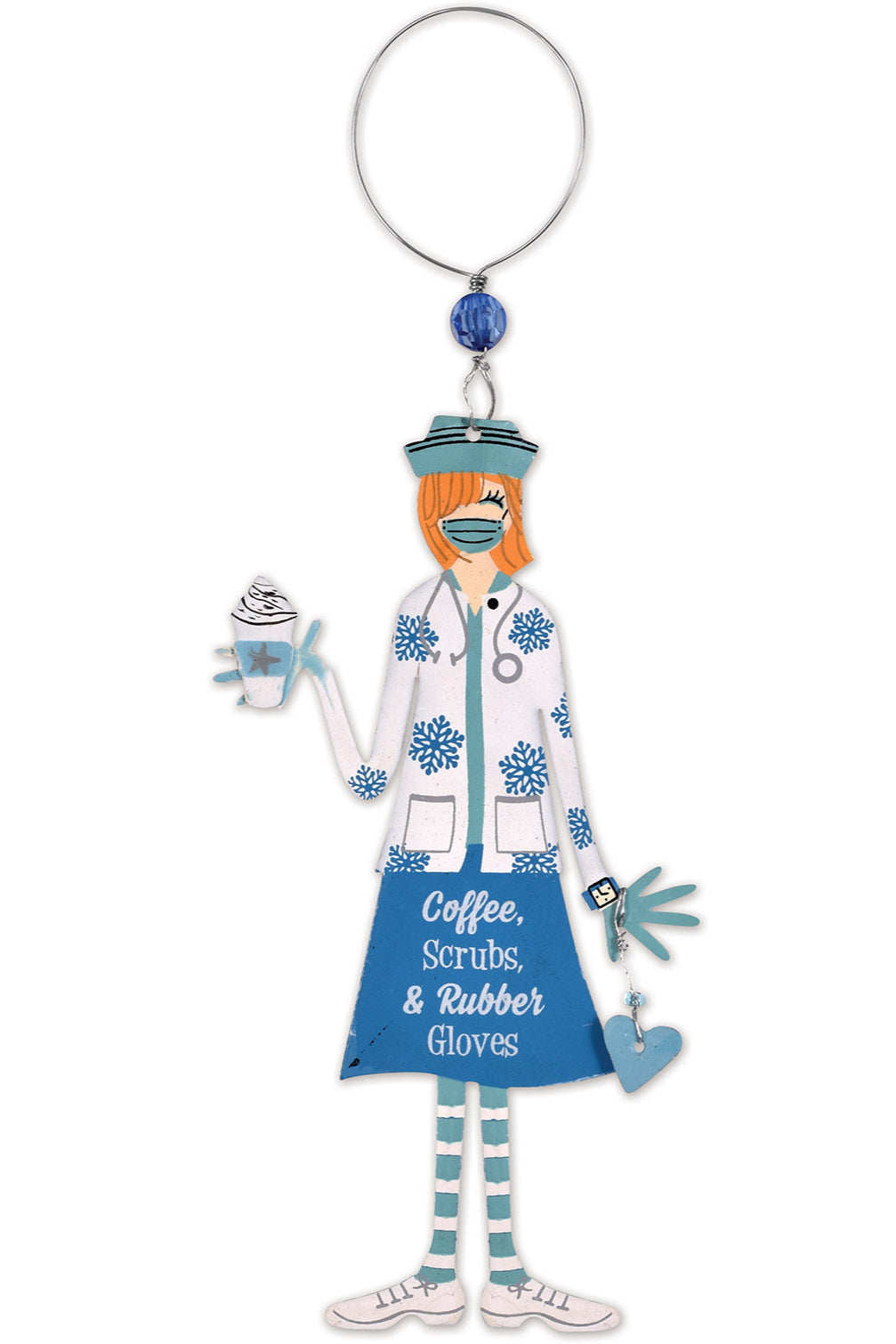 Heroic Healthcare: Nurses Ornaments - Set of 4