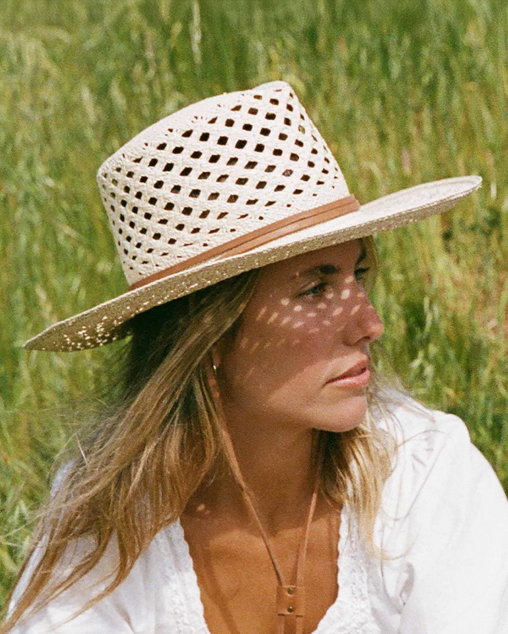 La Ranchera Cut-Out Straw Hat